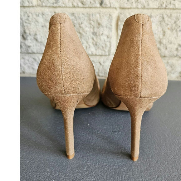 Boden Court Wave, Point toe,  4 in. Pumps, Heels, Beige, Leather, Sz 42 US Sz 10 - Picture 5 of 8